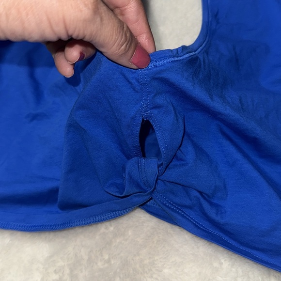 CRZ YOGA Pima Cotton Cropped Tank Top Sleeveless Sports Shirts Athletic - Picture 6 of 7